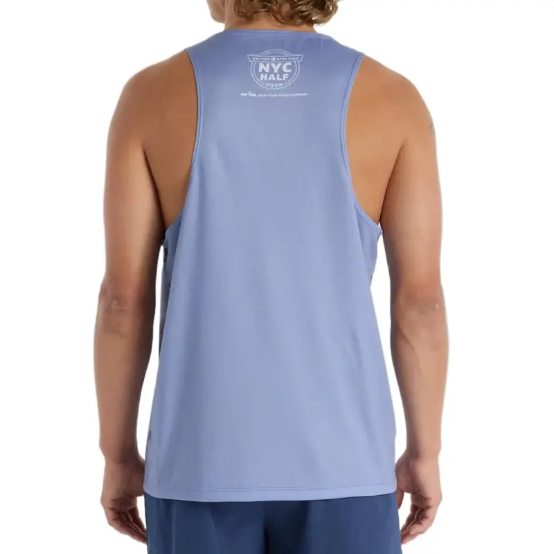 New Balance United Airlines NYC Tank Tops Men's Blue-1