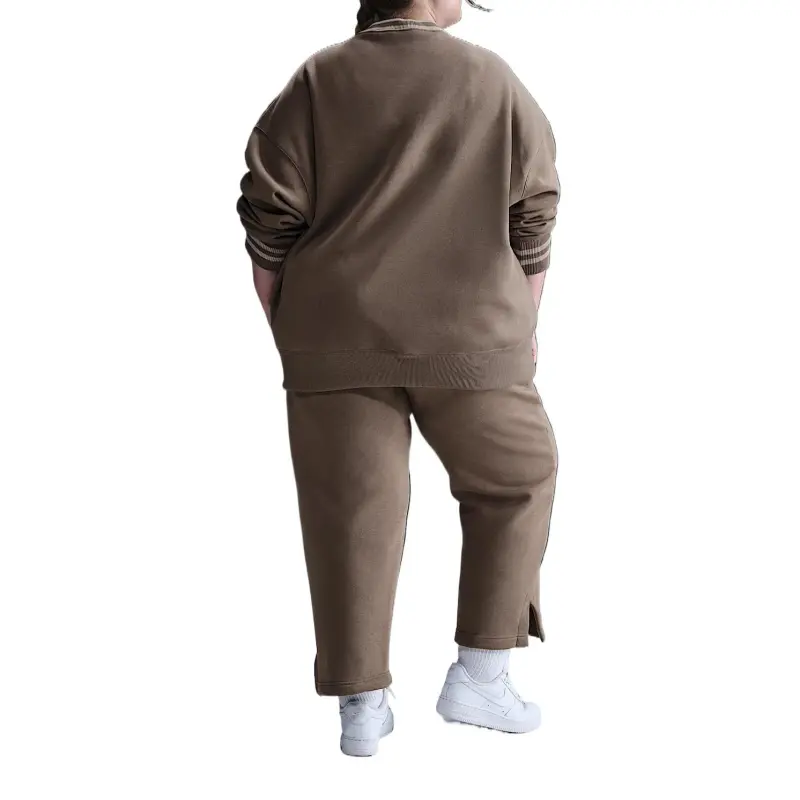Nike Sportswear Phoenix Fleece Sweatshirt Women's Mink Brown Leather-3
