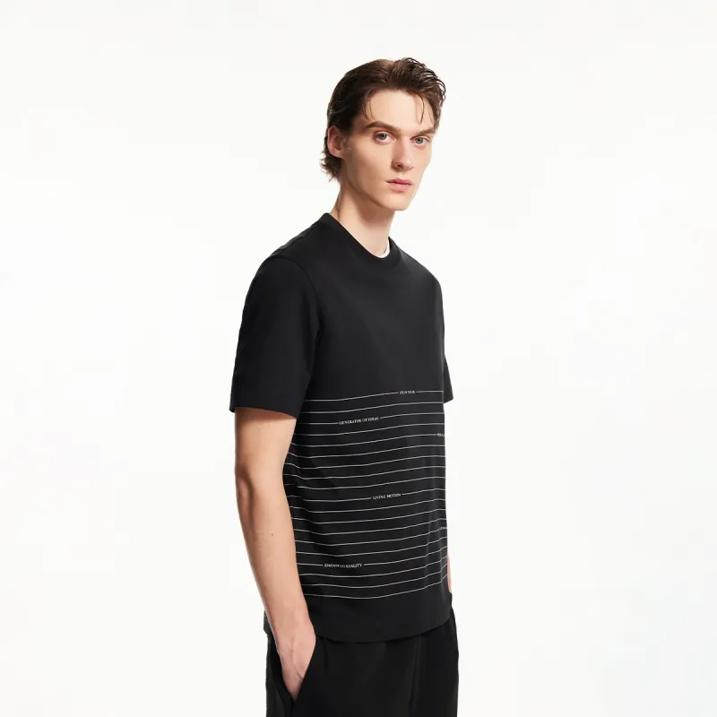 JACK JONES· T Shirt Men's E40 Black-5