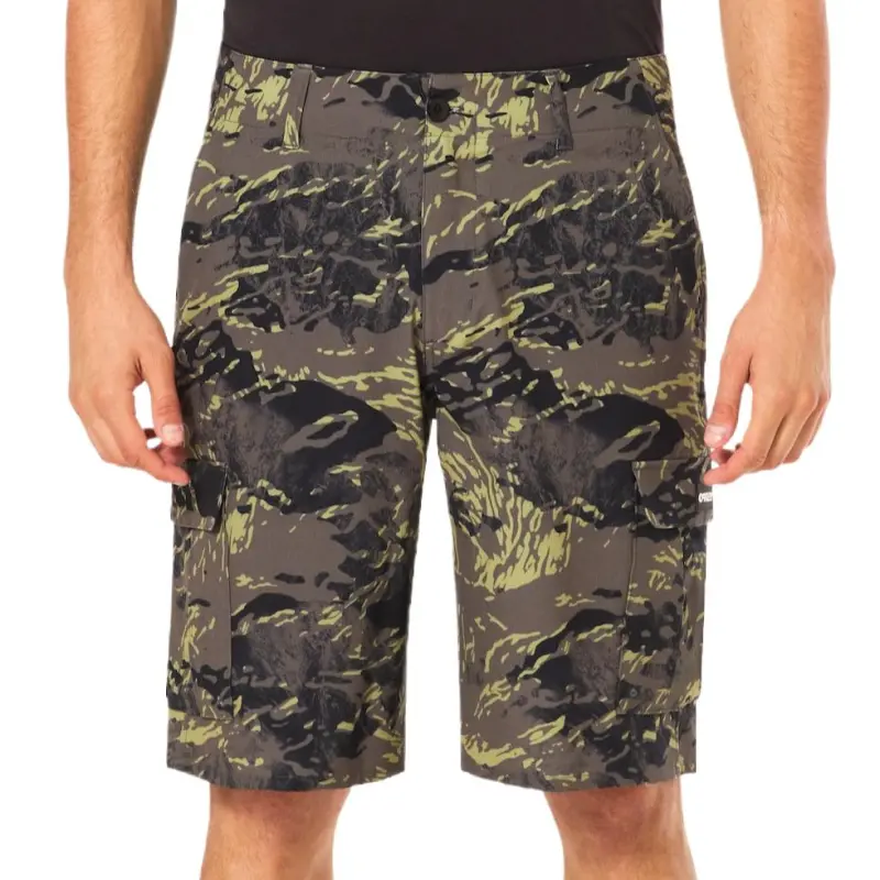 Oakley Casual Shorts Men's Tiger Hill Green Camouflage-3