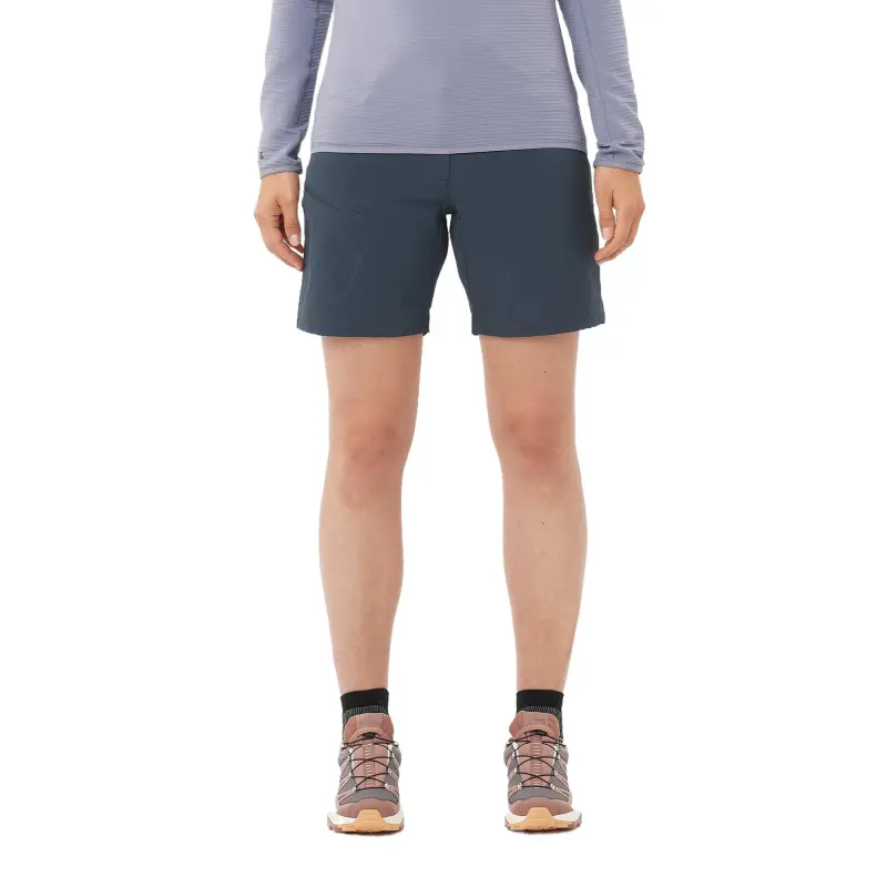 SALOMON WAYFARER Casual Shorts Women's Blue Nights-2
