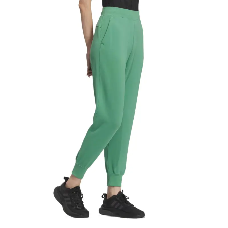 Adidas ESSENTIALS Knitted Sweatpants Women's Green-3