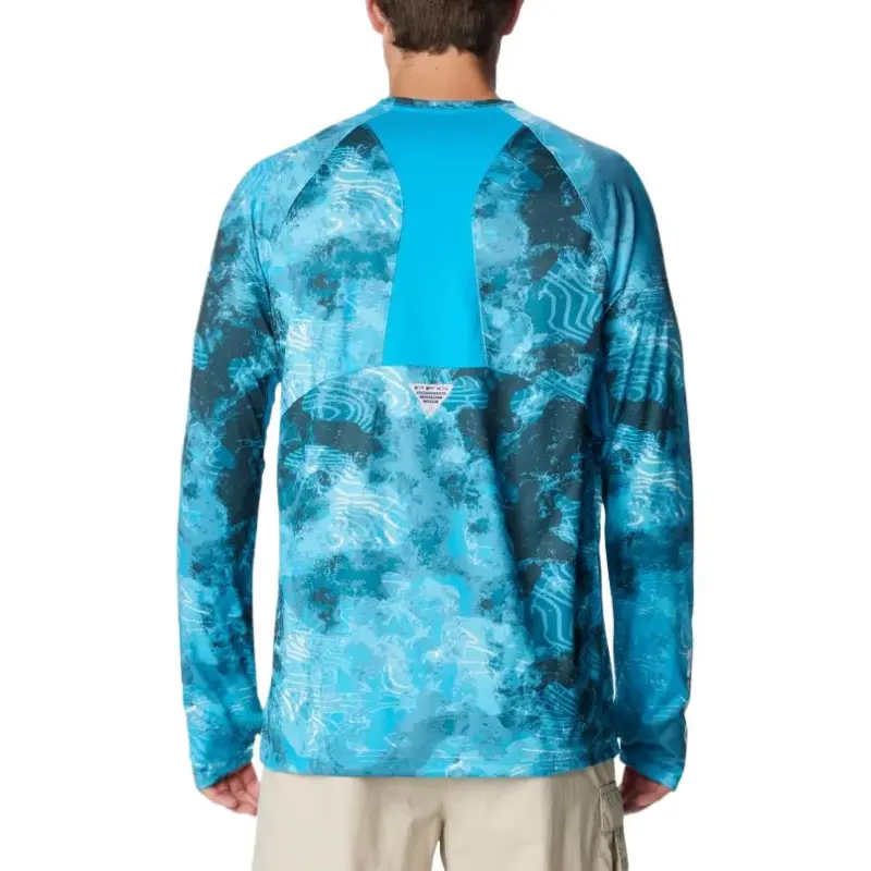 Columbia PFG Super Terminal Tackle Vent T-Shirt Men's Blue-1