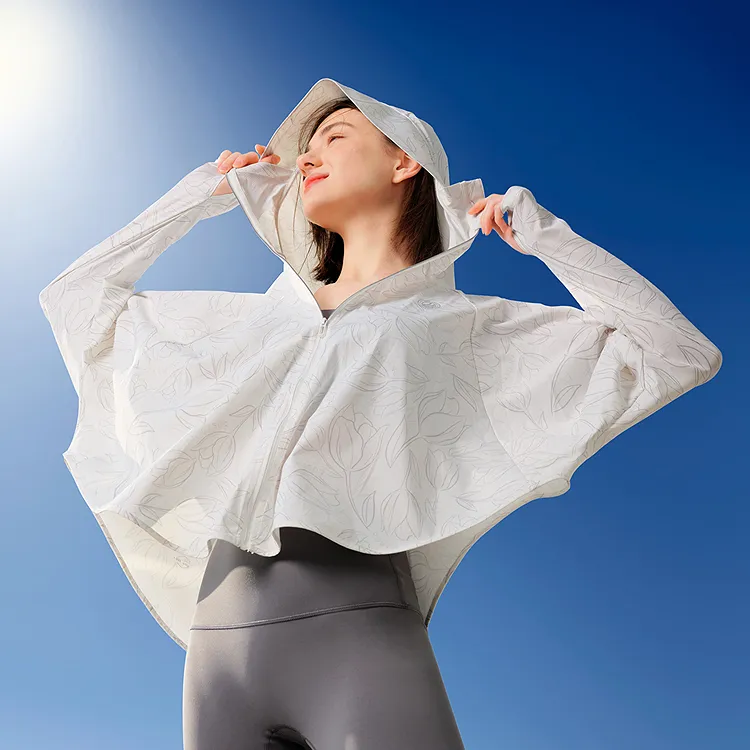 BOSIDENG Sun Series Cooling Super Light Breathable Sun Protection UV Protection Sun Protection Clothing Women's-27