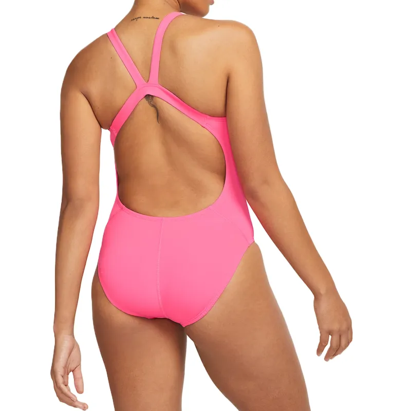 Nike Swoosh One piece Swimsuit Women's Pink-1