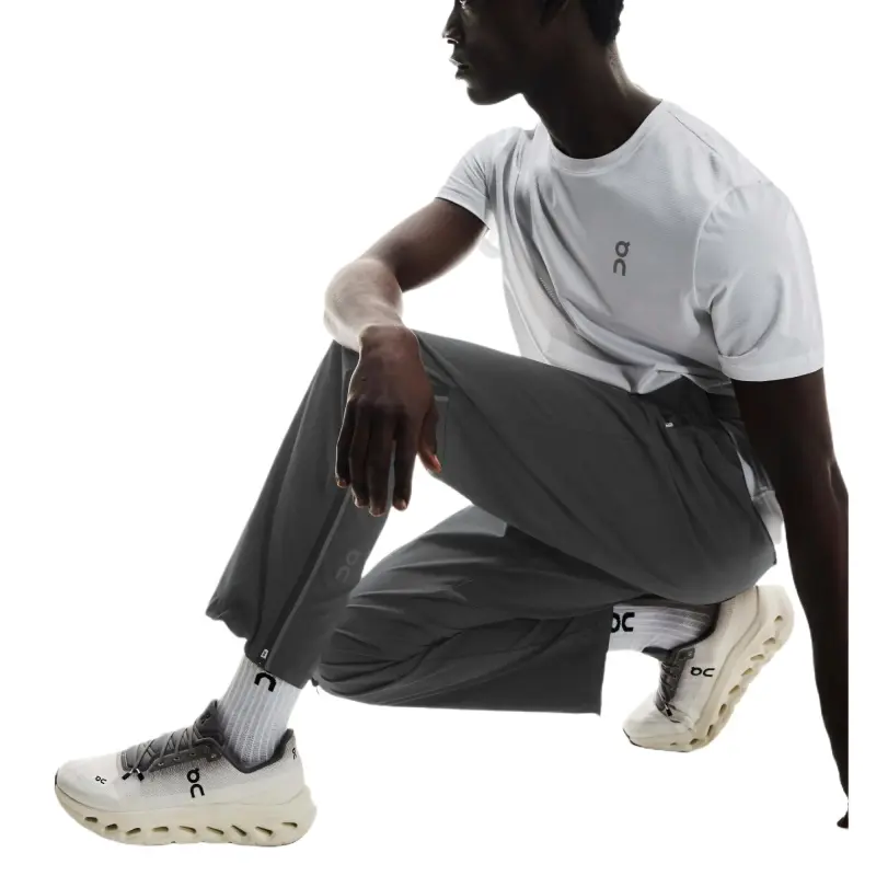 On Track Pants Knitted Sports Pants Men's The Eclipse Is Black-2