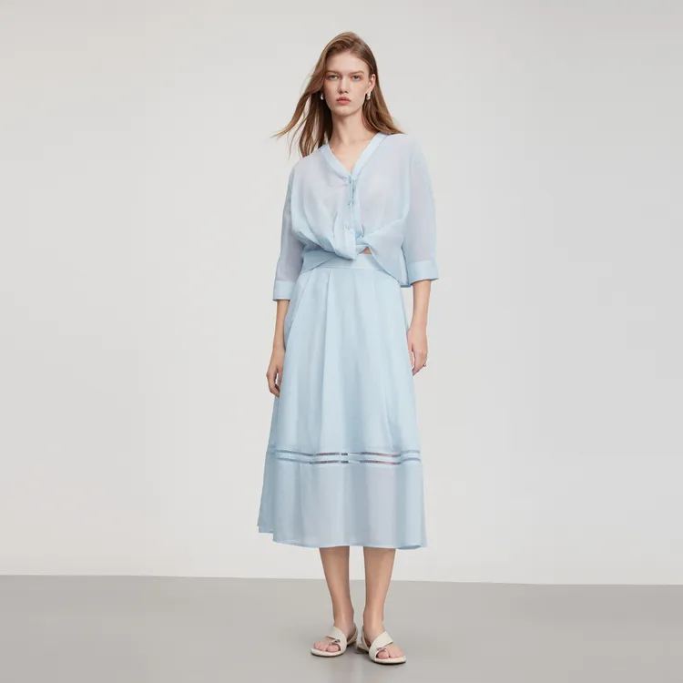 ELLE Shirts Women's Blue-6