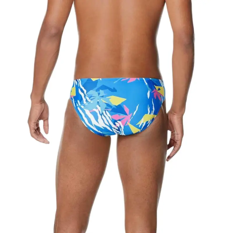 Speedo Men's Printed One Brief Cobalt Blue Swimming Shorts Men's-13