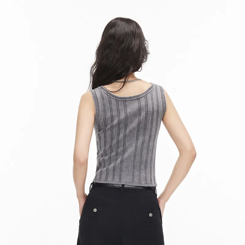 ONLY Tank Top Women's E40 Titanium Gray-4