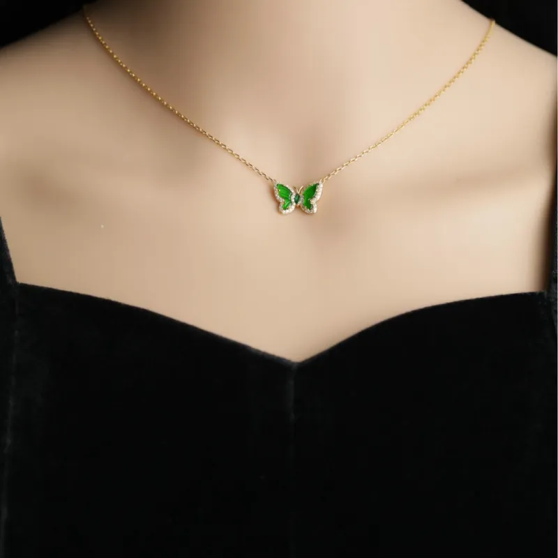 KALAIYIN Ice Glutinous Jadeite Necklaces Women's-1