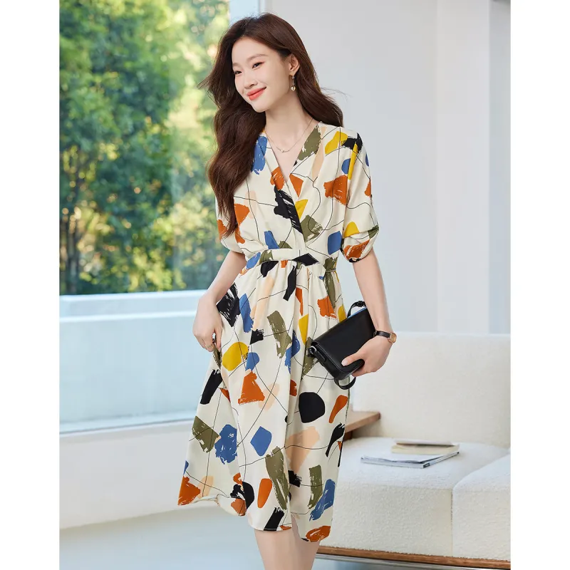 Love Elaine Long Sleeved Dress Women's Multicolor-3