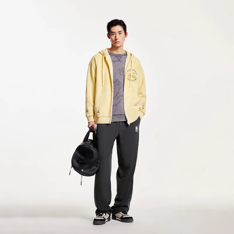 JACK JONES· x NBA Casual Pants Men's Black Sandy-2