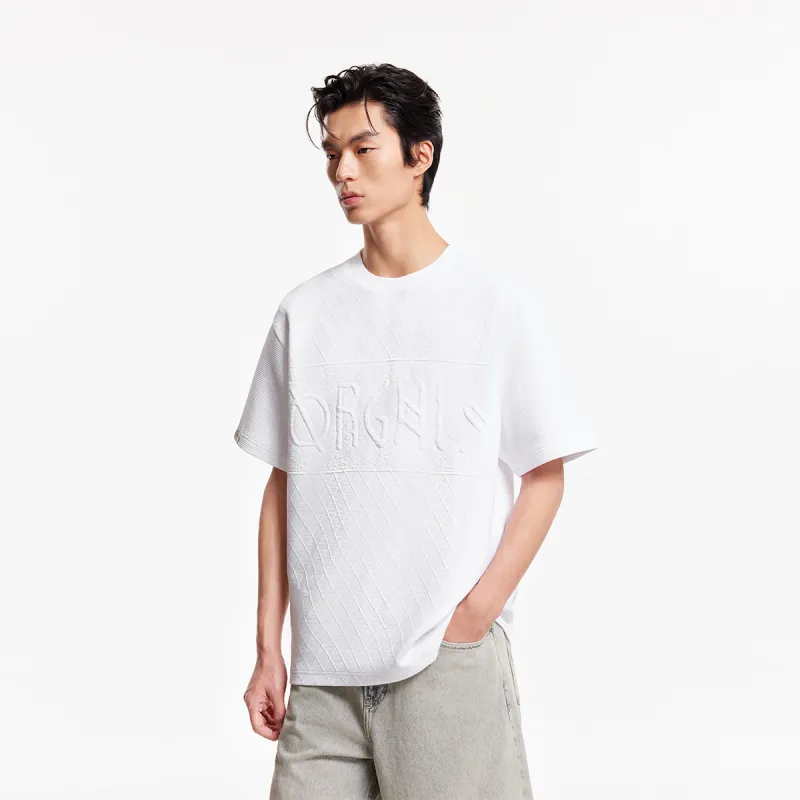 JACK&JONES T Shirts Men A06 Raw White-5