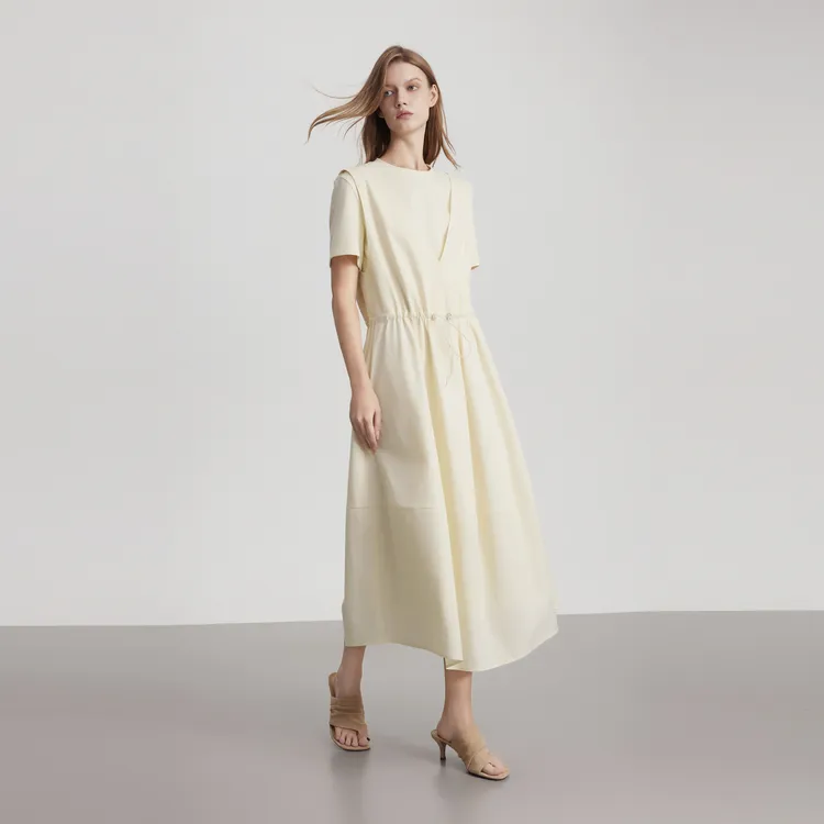 ELLE Short Sleeved Dress Women's-6