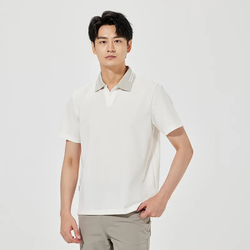 LESS IS MORE Polo Shirt Men's Ecru-4