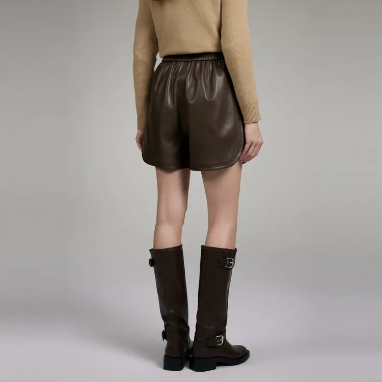 ELLE Casual Shorts Women's Coffee-6