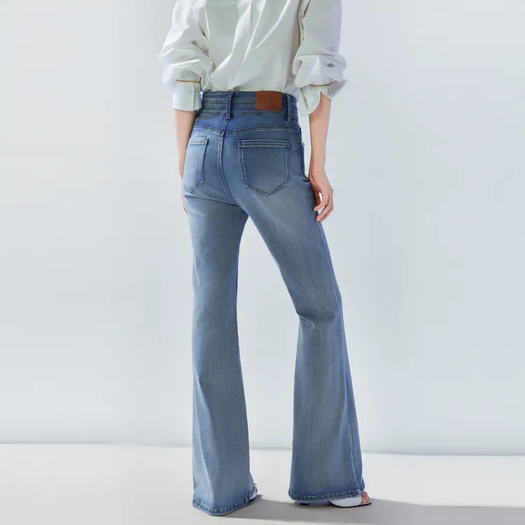 ELLE Jeans Women's Denim Blue Ice Skin-6