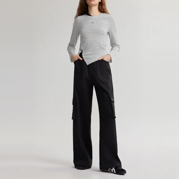 ELLE Casual Pants Women's Black-4