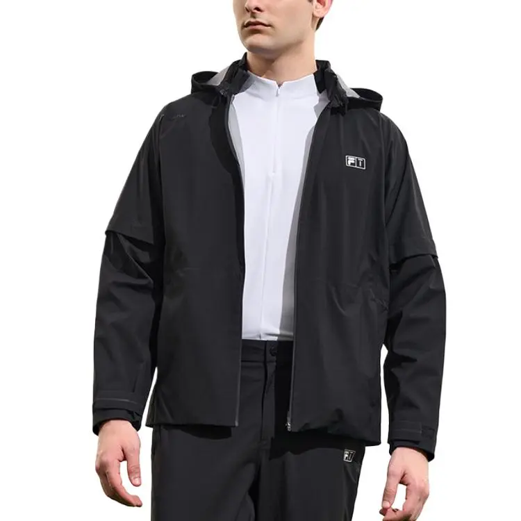 FILA Golf Series Jacket Men's Pitch Black-3
