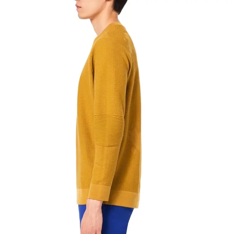 Oakley Skull Surface Sweater Crew Sweater Men's Ginger Yellow-5