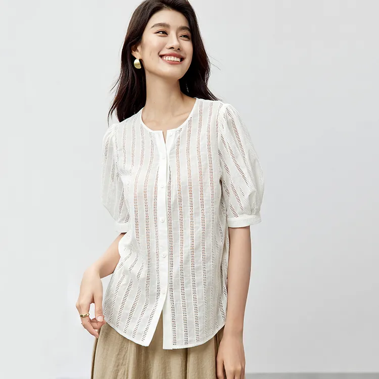 SENTUBILA Shirts Women's Antique White-2