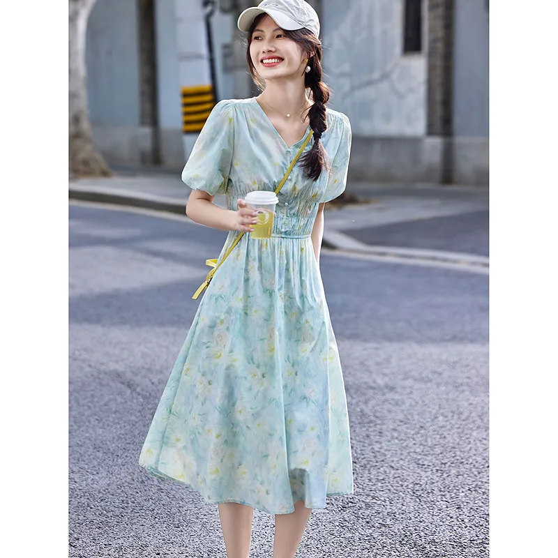 A Paradise For Awakening Short Sleeved Dress Women's-4