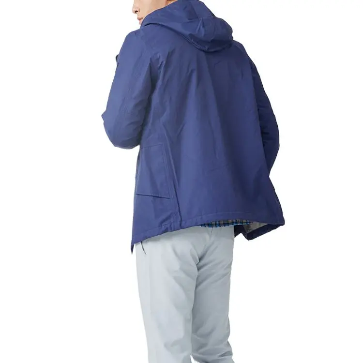 AIGLE PRESCOTT Puffer Jacket Men's Teal Gold Blue-2