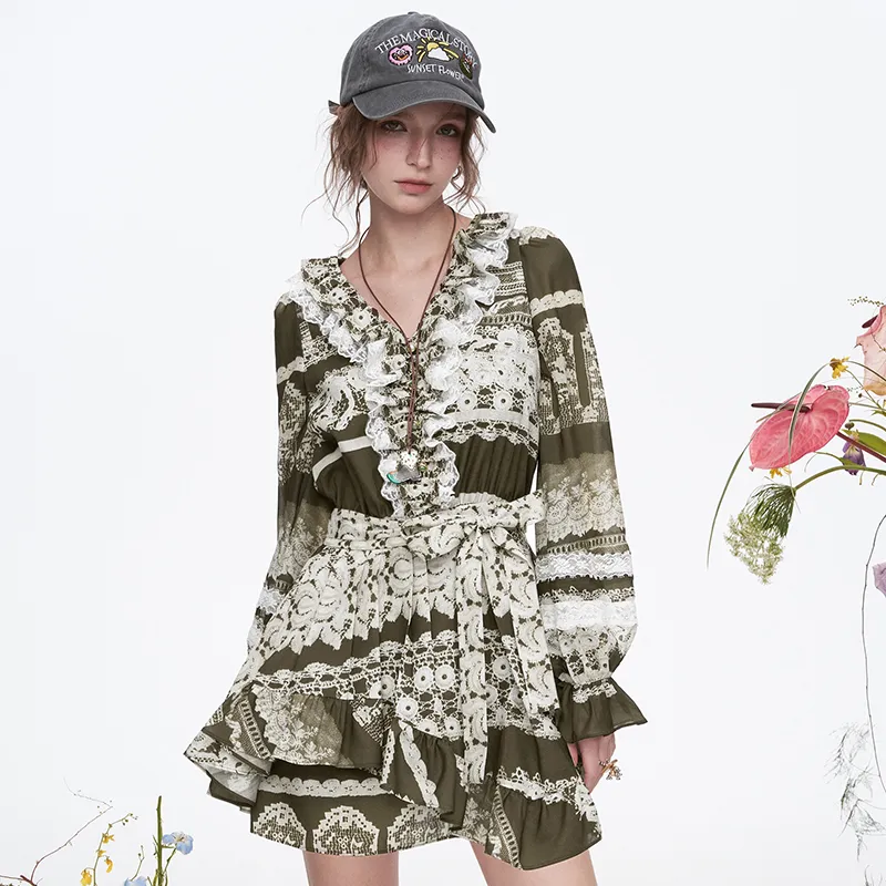 ELF SACK Long Sleeved Dress Women's-3
