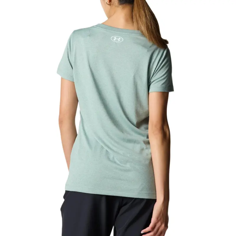 Under Armour Tech Regular T Shirt Women's Silicone Green Light Heather 348-0