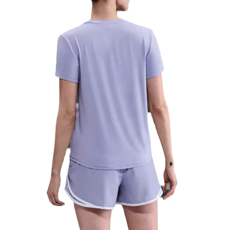 Nike Swoosh Regular T Shirt Women's Purple-1