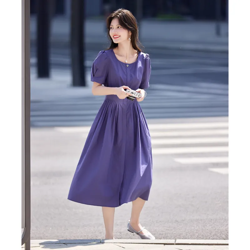 Still Quiet Short Sleeved Dress Women's-3