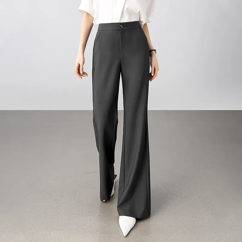 SENTUBILA Casual Pants Women's Dark Gray-4