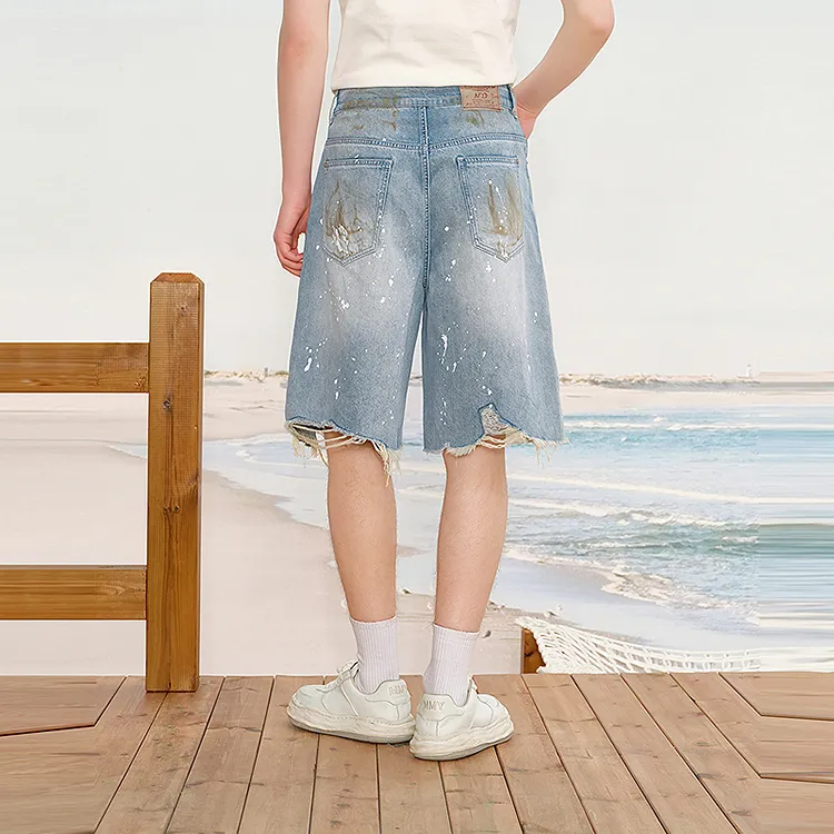 INXX Casual Shorts Unisex Denim Blue-4