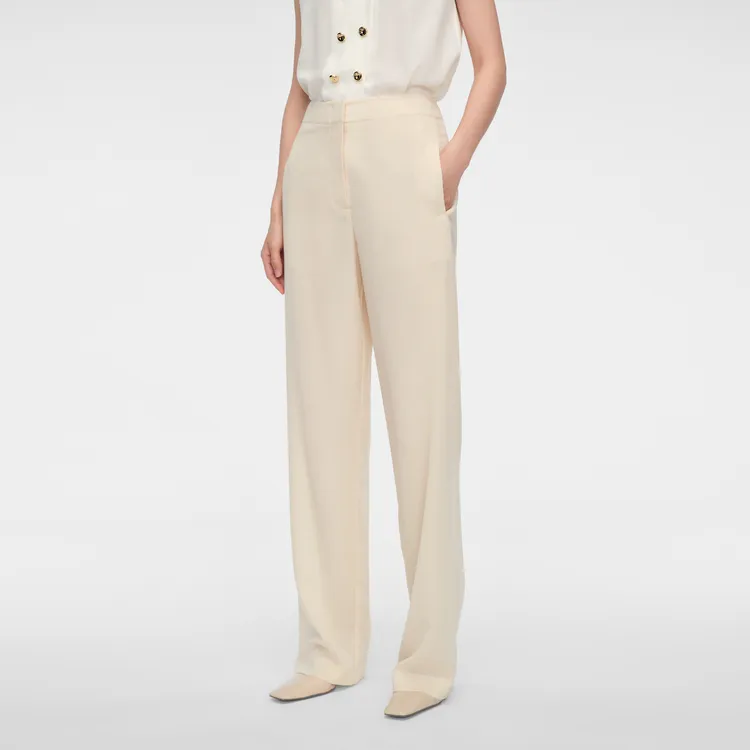 OVV Suit Trousers Women's Khaki Solid Color 09-2