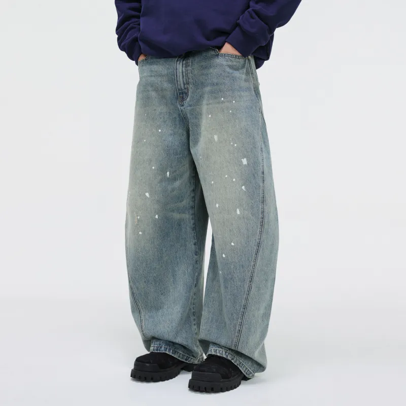 PCLP 2025 Spring/Summer Jeans Unisex Blue-3
