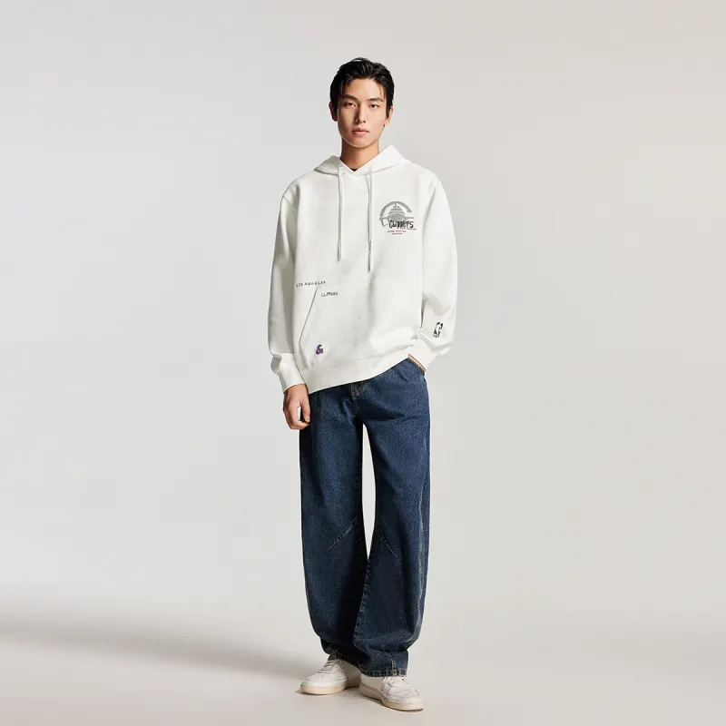JACK JONES· x NBA Sweatshirt Men's Milk White-3