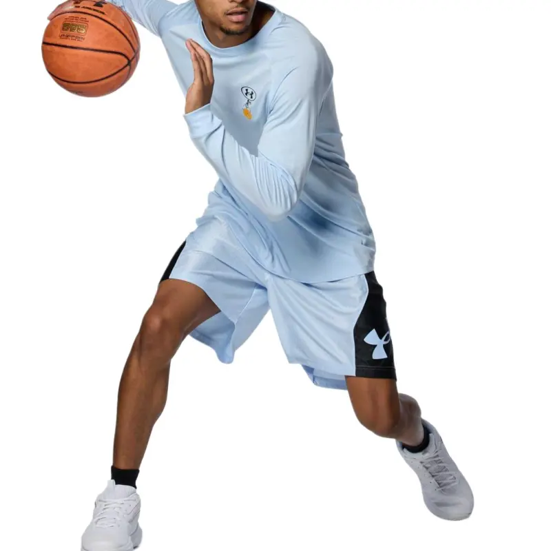 Under Armour Baseline Money Basketball Shorts Men's Radiant Blue Black 464-1