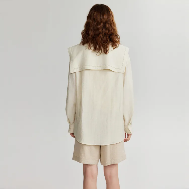 ELLE Shirt Women's Light Yellow-2