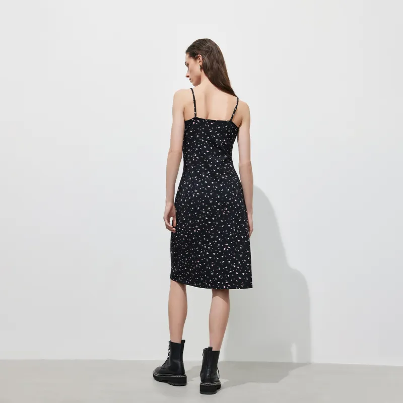 ONLY Slip Dresses Women's Black-4