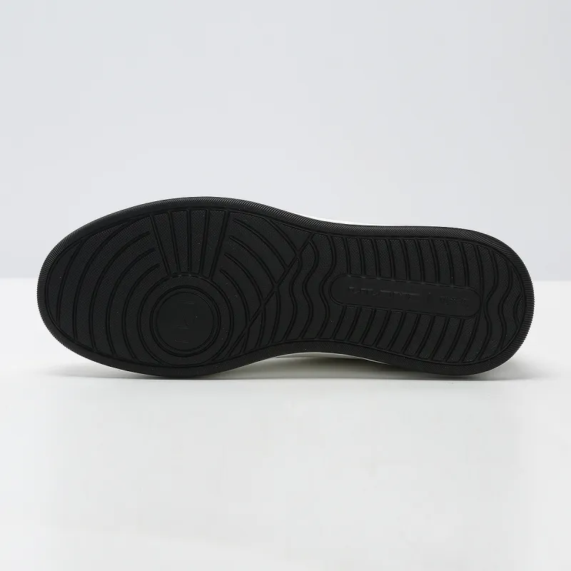 LESS IS MORE Low Top Skateboard Shoes Men's White/Gray-4