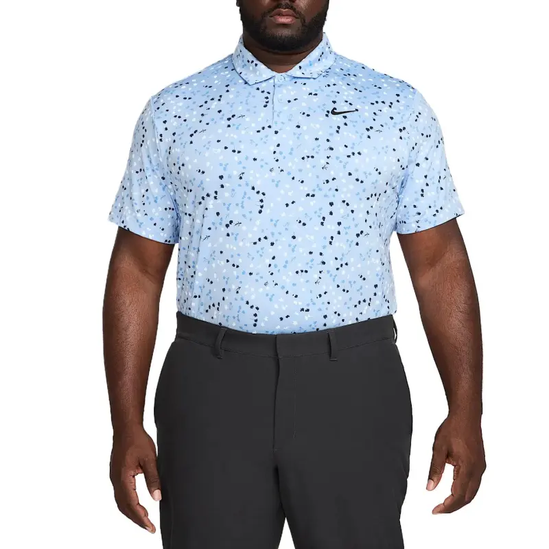 Nike Dri Fit Polo Shirt Men's Blue/Black-3
