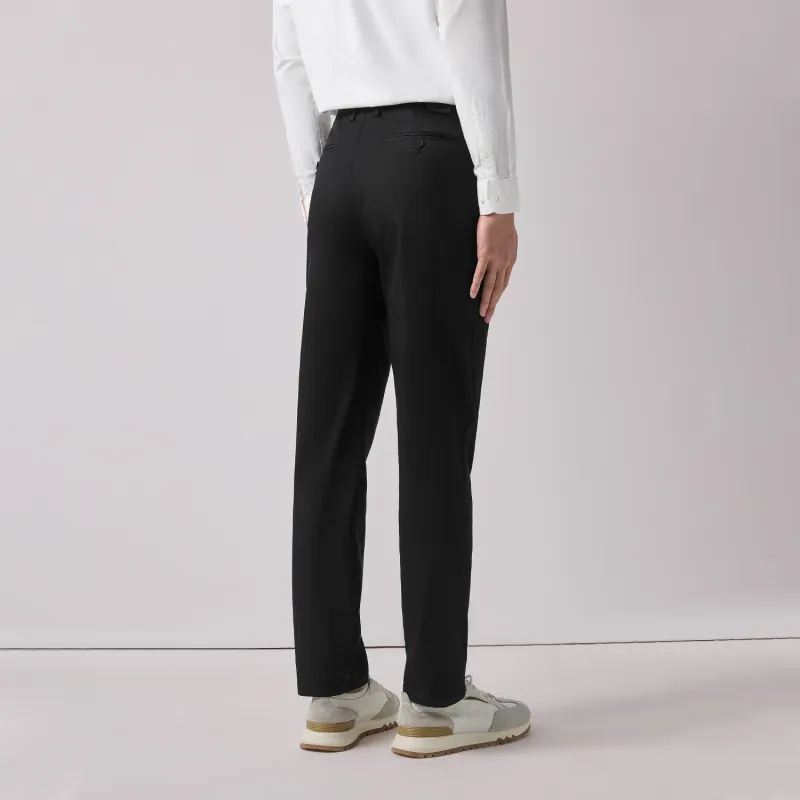 HLA Casual Pants Men's Black Pattern 02-3