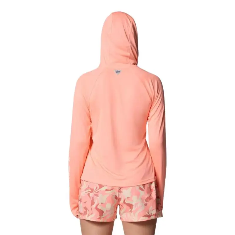 Columbia PFG Tidal Tee 2 Omni-Shade Omni-Wick Sweatshirt Women's Pink-1