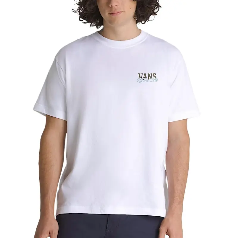 Vans Laid Back T Shirt Men's White-1