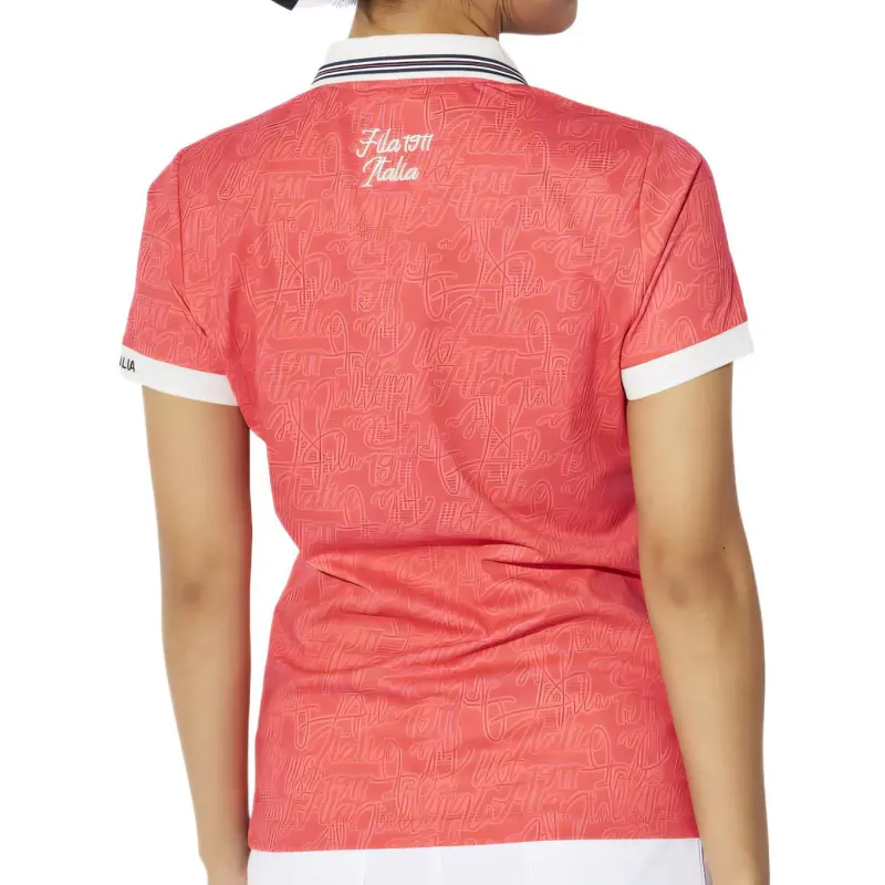 FILA Golf Series TS Polo Shirt Women's Pink-2