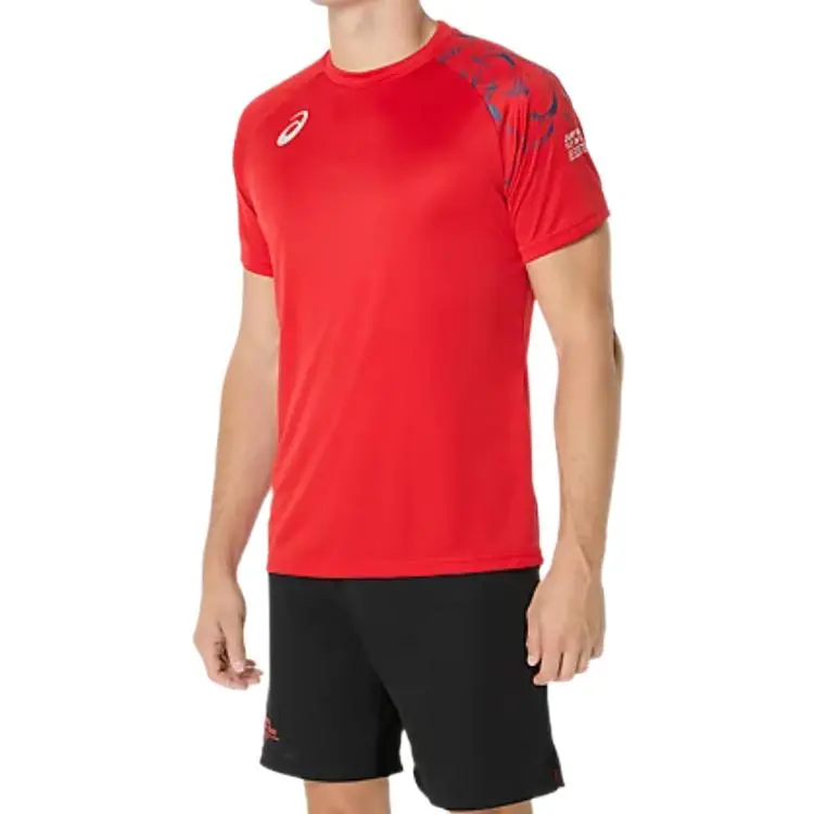 Asics T Shirt Men's Blazing Red-2