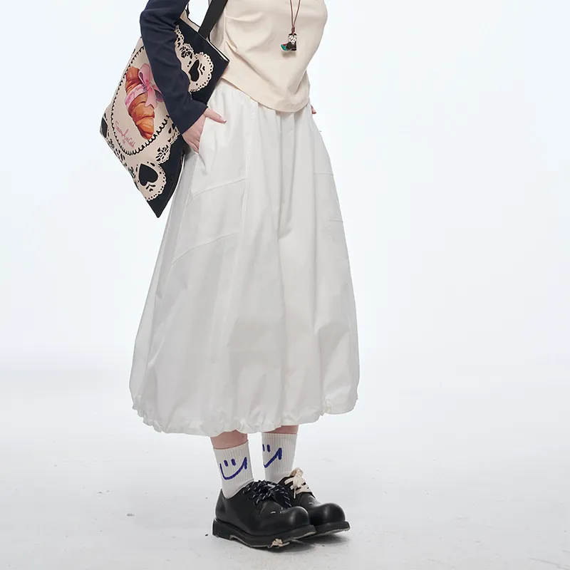 ELF SACK Casual Long Skirt Women's-10