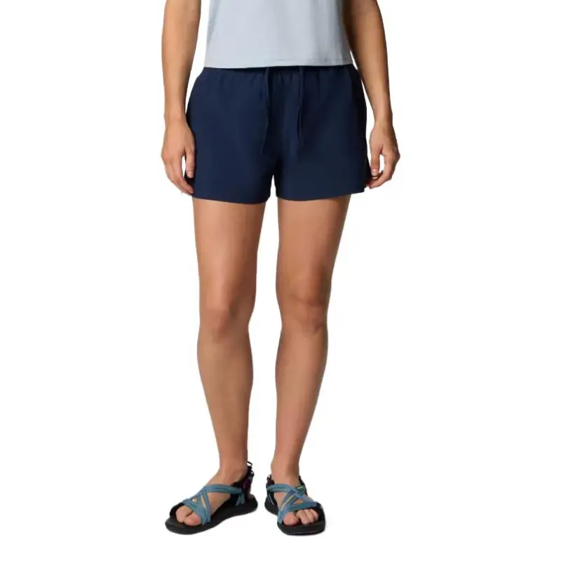 Columbia Bogata Bay Casual Shorts Women's University Marine Blue-2