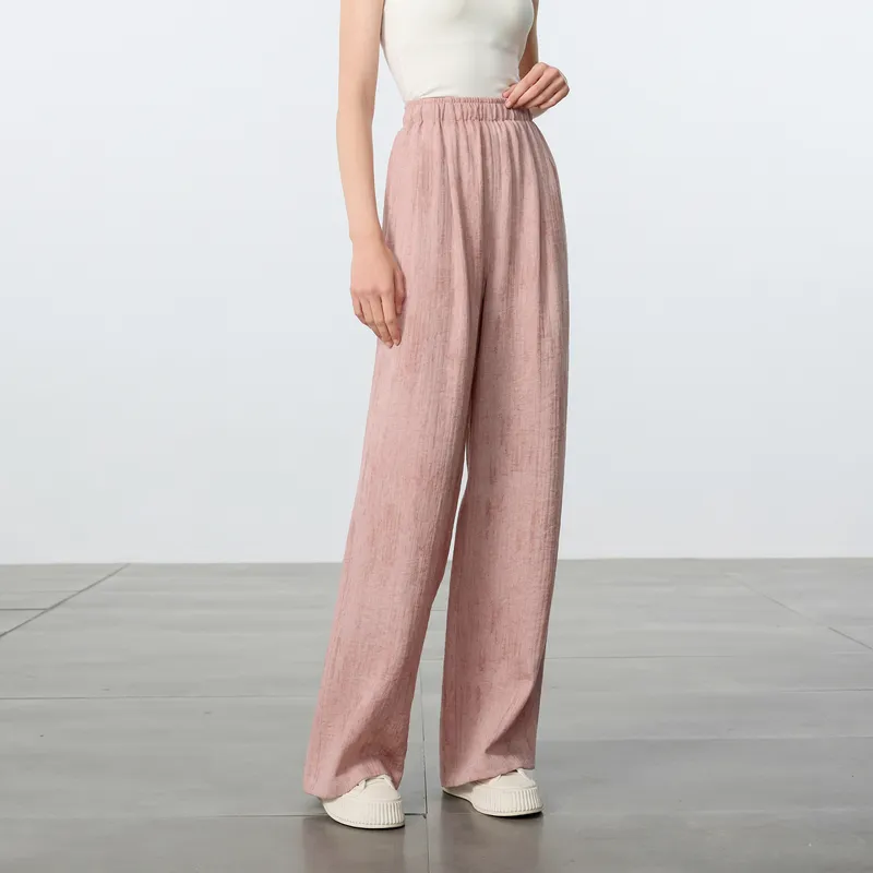 3COLOUR Casual Pants Women's Cherry Blossom Pink-2
