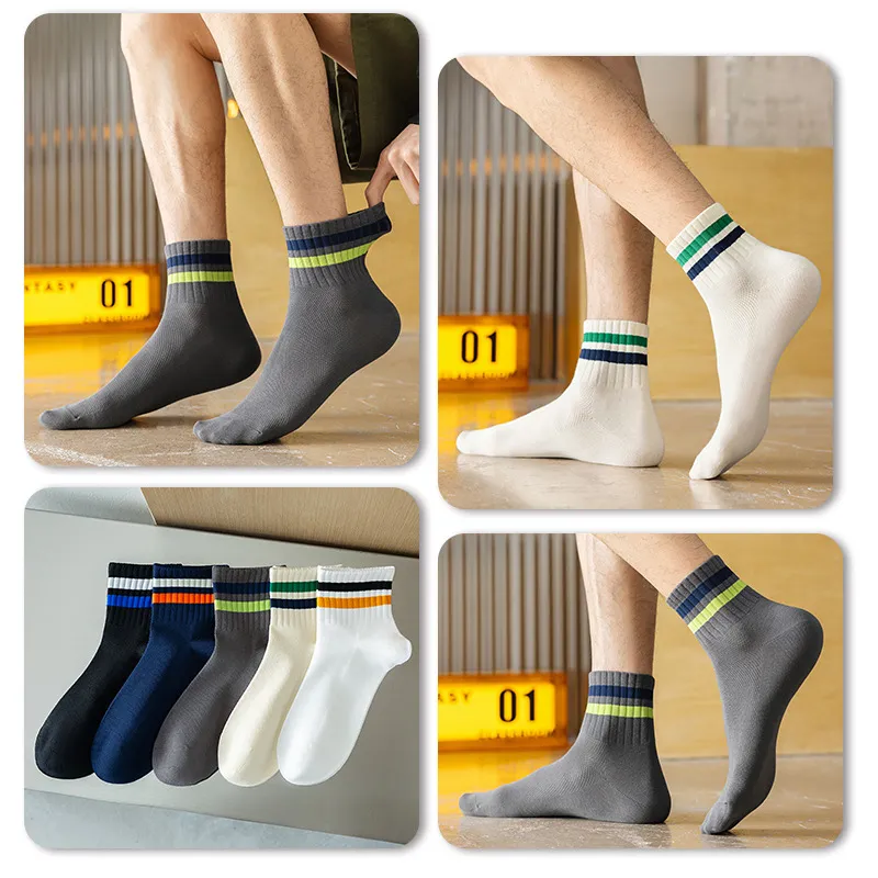 Gentle Welcome Basketball Socks Unisex 5 Pack-2